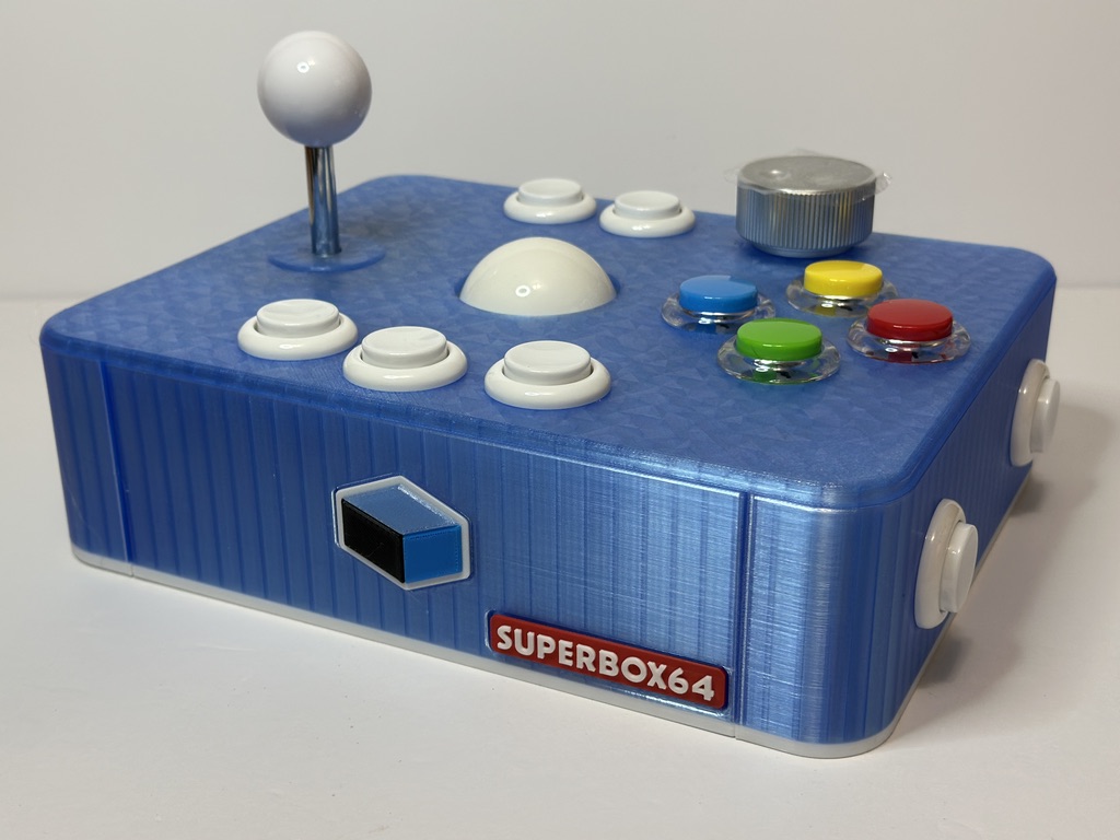 Handmade Custom Arcade Controller - Artisan Built Arcade Stick - Premium Craftsmanship - Todd Bruss SuperBox64 - USA Made Arcade Hardware